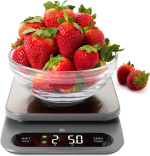 Greater Goods Digital Food Scale for Kitchen and Baking, 22lb High-Capacity